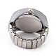 201 Stainless Steel Stretch Watchband Finger Ring Watches WACH-G018-03P-04-2