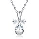 925 Sterling Silver Pendant Necklaces NJEW-BB30765-1