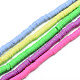 Handmade Polymer Clay Bead Strands CLAY-T002-5mm-M-1