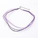 Mixed Jewelry Making Necklace Cord X-FIND-R001-M-2