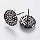 Brass Micro Pave Cubic Zirconia Earring EJEW-E224-01-2