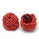 Polyester & Cotton Woven Beads WOVE-T004-12-2
