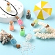 Kit per la creazione di collana con ciondolo bottiglia dei desideri fai da te DIY-YW0005-80-6