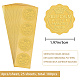 Self Adhesive Gold Foil Embossed Stickers DIY-WH0211-292-2