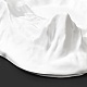 マウンテンレジンジュエリーディスプレイスタンド  ネックレス用ジュエリーオーガナイザーホルダー  リング  ブレスレット収納  写真の小道具  ホワイト  16x16x3.45cm ODIS-A012-06D-5