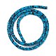 Chapelets de perles en turquoise synthétique TURQ-Z002-01E-2