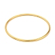 Placage ionique (ip) 304 bracelet simple en acier inoxydable pour femme BJEW-F461-01C-G-2