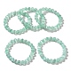 Gefärbtes natürliches Selenit-Stretcharmband mit runden Perlen für Damen BJEW-G697-02A-2