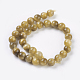 Natural Gold Tiger Eye Beads Strands X-G-C076-6mm-1AA-2