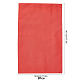 Gorgecraft2個の赤い庭の旗  パティオガーデンヤード屋外の家の装飾のためのDIYヤードフラグのためのソリッドガーデンフラグ AJEW-WH0118-87G-2