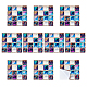 10 foglio di adesivi per tessere di mosaico autoadesivi in pvc FIND-WH0145-99-1