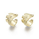 Brass Cuff Earrings EJEW-R114-018-NF-3