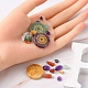 Kit de recherche de fabrication de bijoux de pierres précieuses de chakra diy DIY-YW0005-99-6