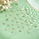 Pandahall elite 100 pz 10 tappi di perline in ottone stile FIND-PH0005-43-3