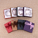 Benecreat 12 pack coffrets cadeaux de bracelet à bijoux en carton avec noeuds en 4 couleurs pour bracelet et bracelet - 89x89x25 mm OBOX-BC0001-01-5