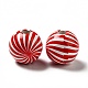 Christmas Theme Printed Natural Wooden Beads WOOD-L020-A03-2