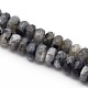 Faceted Rondelle Natural Labradorite Beads Strands G-E302-009-4mm-1