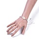 Verstellbare Glasperlen geflochtene Perlen Armbänder BJEW-JB04281-02-5