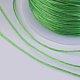 フラット弾性クリスタルストリング  弾性ビーズ糸  ストレッチブレスレット作り用  薄緑  0.5mm  約49.21ヤード（45m）/ロール EW-P002-0.5mm-A25-3