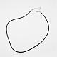 Round Leather Cord Necklaces Making MAK-I005-4mm-1