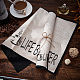 Коврики для чашек из хлопка и льна с кофейной тематикой AJEW-WH0201-013-5