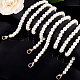 Cadenas de correa de bolso de perlas de imitación de plástico abs FIND-PH0004-06-7