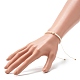 Set di bracciali regolabili con perline intrecciate in filo di nylon BJEW-JB06450-7