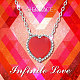SHEGRACE 925 Sterling Silver Necklace with Red Heart Agate Pendant JN678A-5