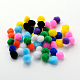 DIY Muñeca craft Pom Pom hilo Pom Pom bolas, color mezclado, 15mm, aproximamente 1000 unidades / bolsa