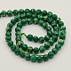 Brins de perles de jaspe impérial synthétiques G-H014-1-2-2