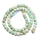 Naturali verde opale perle fili G-R494-A08-02-2