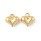 Сердце латунные амулеты KK-M327-02A-G-1