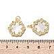 Латунные микро проложить кубического циркония подвески KK-U070-17C-G-3