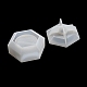 Moules pour pots de bougies en forme d'hexagone DIY-K073-03-5