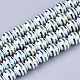 Electroplate Glass Beads Strands EGLA-S177-05B-02-1