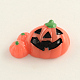 Halloween Pumpkin Jack-o'-lantern Resin Cabochons X-CRES-Q162-30-1