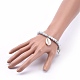 Bracelets stretch pendentif coquille cauris BJEW-JB04057-04-5