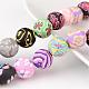 12mm Mixed Handmade Polymer Clay Round/Ball Beads X-FIMO-12D-2