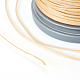 Вощеный шнур полиэстера YC-E002-0.8mm-B824-3