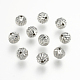 925 Sterling Silber gewellte Perlen X-STER-K037-037A-1
