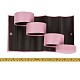 ジュエリーディスプレイ  ペセデーションボックス  ビロードおよび繊維板で覆われる  ピンク  13.5x7.5cm ODIS-TA0001-01A-10