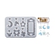 Moldes de silicona para amuletos de conector diy DIY-G079-08B-1