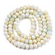 Faceted Electroplated Glass Beads Strands X-GLAA-C023-02-A02-2