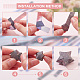 Craspire 4 bolsas 2 colores origami papel estrellas AJEW-CP0005-29-3