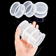 Contenitori di perle di plastica trasparente CON-BC0006-02-3