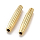 Rack Plating Eco-friendly Brass Beads KK-M257-08A-G-2