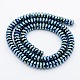 Grade A Electroplate Non-magnetic Synthetic Hematite Beads Strands G-N0014-6x3mm-01-2