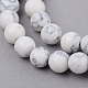 Synthetic Howlite Beads Strands G-Q462-4mm-26-1-1