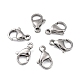 Polished 304 Stainless Steel Lobster Claw Clasps STAS-R072-39A-5