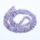Natürliche Lavendel-Jade-Perlenstränge G-E483-02-2